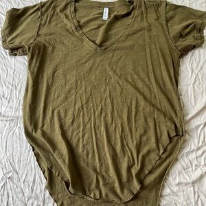 Pebby forevee side slit V-Neck Women's Top